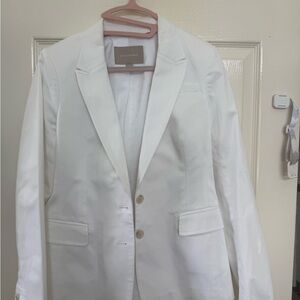 Banana Republic Classic White Blazer